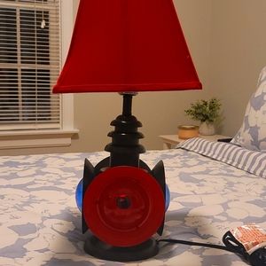 Pottery Barn Kids Railroad lamp